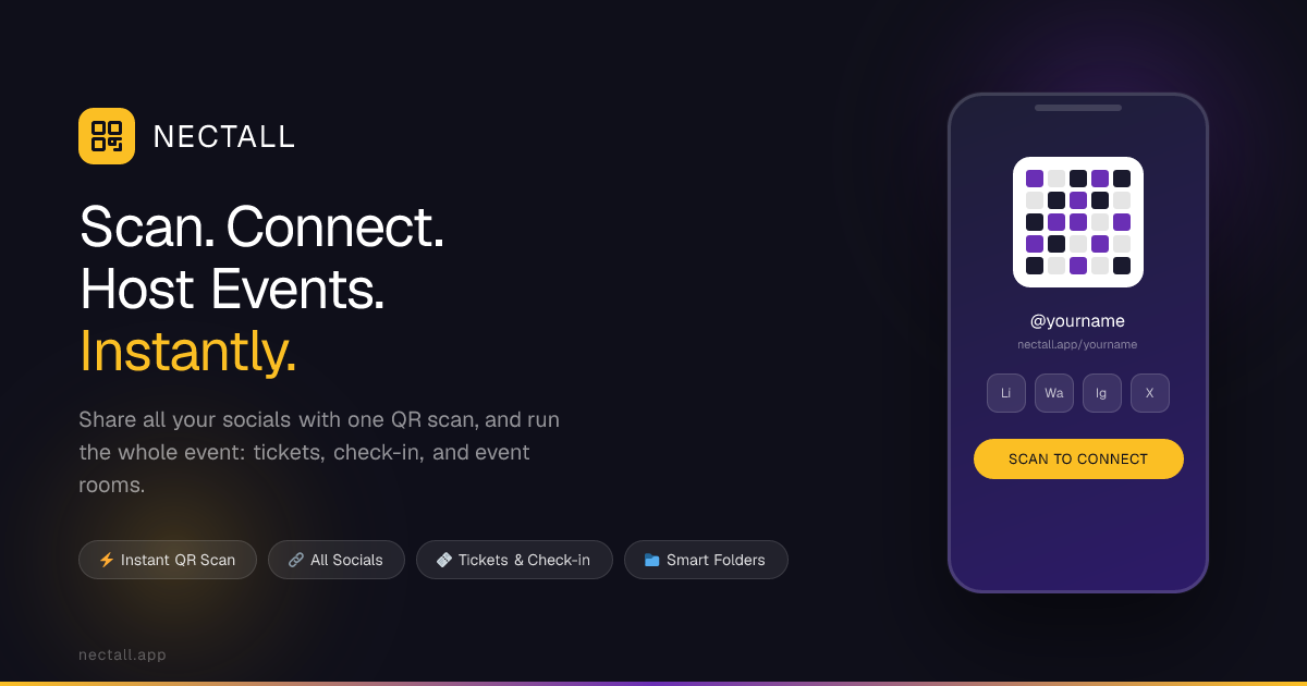 NectAll. Connect All. Instantly.